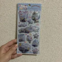 サンリオ　キラキラカプセルシール　シナモン