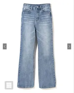 ワイドセミフレア　デニムパンツ（cu136）新品未使用