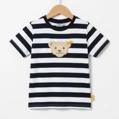 Steiff ボーダー Tシャツ クマワッペンのサムネイル