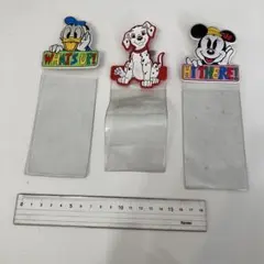 ディズニーキャラクター チケットパスケース 、3点セット