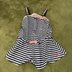 ALGY ストライプ ワンピース水着 150