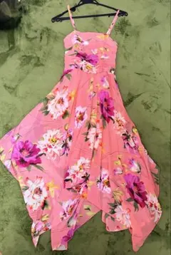 【美品】キャミワンピース　花柄