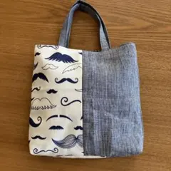 ハンドメイド　ミニトートバッグ