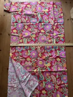 花柄コットン生地 約112cm x 126cm