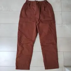 キッズ 裏フリース ロングパンツ ブラウン