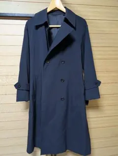ユニクロ　ネイビー トレンチコート　スプリングコート
