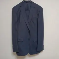 （中古）スリーピーススーツ シングル ネイビー A7