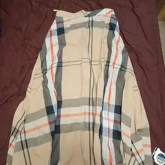 チェック柄 ベージュ ロングスカート 約80cm　タグ付き　春