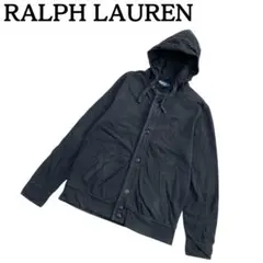 美品★ポロバイラルフローレン フーディジャケット ビッグポニー 黒 M