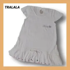 【0】TRALALA 刺繍入り カットソー チュニック トゥララのサムネイル