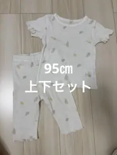 アイスクリーム柄 ベビーパジャマ 上下セット　95㎝　半袖半ズボンのサムネイル