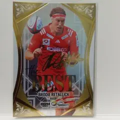 【INFINITY2025】ラグビー ブロディ・レタリック 金箔サイン入りカード