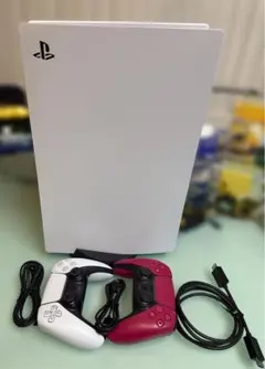 PS5 本体 コントローラー2個 ケーブル付 未使用