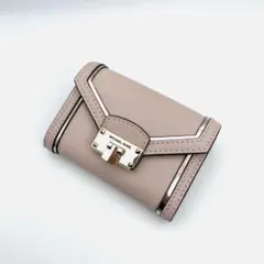 【美品】マイケルコース　ミニ財布　薄いピンク　管理番号【a55】