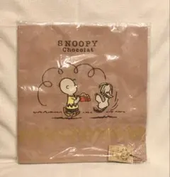★スヌーピーショコラ☆刺繍キャンバスマルシェバッグ(ライトブラウン)★