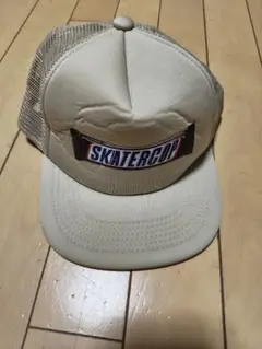 スケボー　SKATERCOP トラッカーキャップ ベージュ