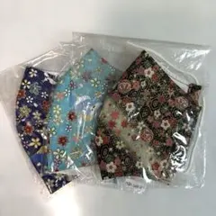 【匿名配送】ハンドメイド　和柄　布マスク　3枚　セット