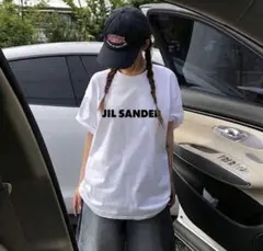 【新品未使用】JIL SANDER ロゴプリントTシャツ ホワイトLサイズ
