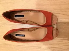 NATURAL BEAUTY BASIC オープントゥ ウェッジソール パンプスのサムネイル