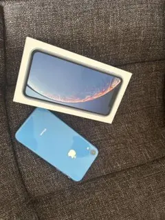 Apple iPhone XR ブルー 本体 箱付き