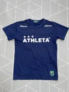 ATHLETA ネイビー メンズTシャツ Sサイズ