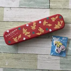 ポケモン ピカチュウ 缶ペンケース ピチュー消しゴムセット