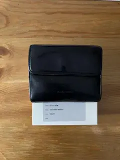 レア✨ Hender scheme clasp wallet 三つ折り 財布 黒 - メルカリ