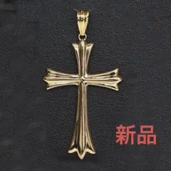 K18 18金 十字架 クロスペンダントトップ ネックレストップ⭐️ユニセックス