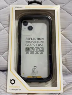 iFace Reflection ガラスケース iPhone 14 ブラック