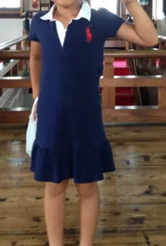 Ralph Lauren ネイビー ワンピース 6X