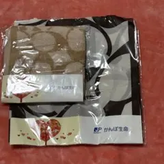 かんぽ生命 オリジナル タオル ハンカチ COACH セット