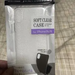 iPhone Xs/X用ソフトクリアケース