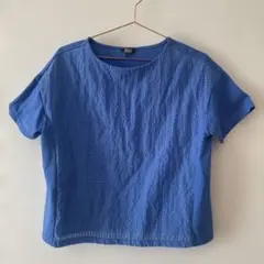 PART2 青 メッシュ 半袖Tシャツ Lのサムネイル