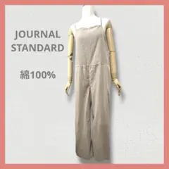 ジャーナルスタンダード サロペット ベージュ コーデュロイ