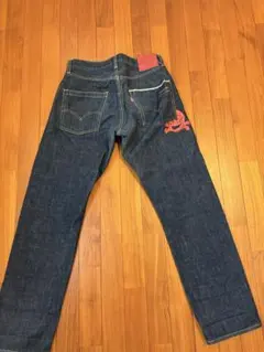 EVISU セルビッジデニムパンツ 漢字ペイント No.2 2001 濃紺w38 - メルカリ