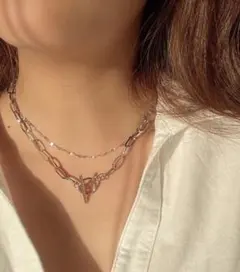 金属アレルギー トレンドモード ２way 大人気 チェーン サージカルステンレス