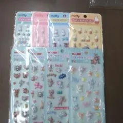 ぷくぷくシール　ミッフィー　トムとジェリー　計8点セット