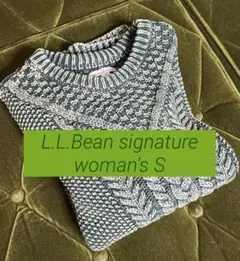 【美✨U】L.L.Bean signature フィッシャーマンセーター WSのサムネイル