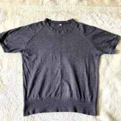 無印良品　厚手　綿100% 半袖 Tシャツ グレー ラグラン　　Sサイズのサムネイル