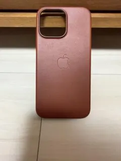 Apple純正 iPhone14ProMax レザーケース ブラウン系