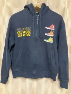 Converse ALL STARS フルジップパーカー M