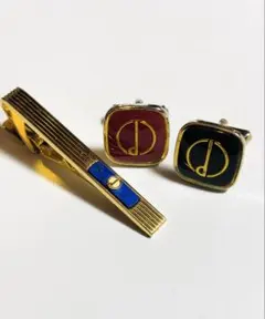 dunhill ダンヒル ヴィンテージ カラフルデザイン カフス＆タイピンのサムネイル