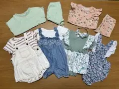 女の子用 子供服まとめ売り 70〜80cm 夏