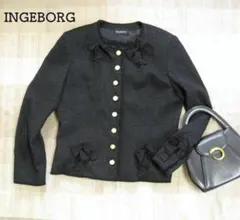 ⭐︎新品・未使用⭐︎ INGEBORG インゲボルグ　コーデュロイ　フリルジャケット フリルアクセントノーカラージャケット｜ピンクハウスオフィシャル