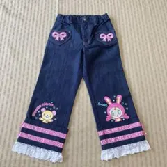 110 メゾピアノ ミミポポちゃんルミちゃんバレリーナシリーズパンツ 