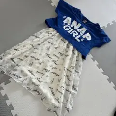 アナップガール　半袖　ワンピース