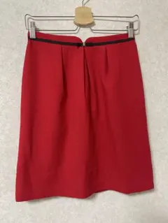 クリアインプレッション 赤 スカート リボン付き