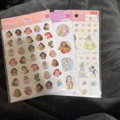 【日本製】ディズニープリンセス　ステッカー　まとめ売り