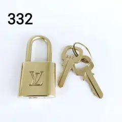 美品　ルイヴィトン カデナ No.332 南京錠 パドロック ゴールド 鍵2本付