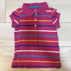 TOMMY HILFIGER トミーフィルフィガー 半袖ポロシャツ 2T